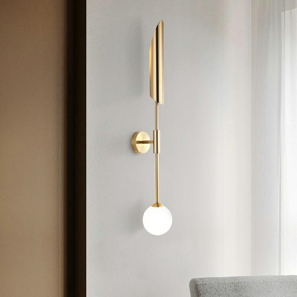 Lampa ścienna LUCCA złota - Moosee